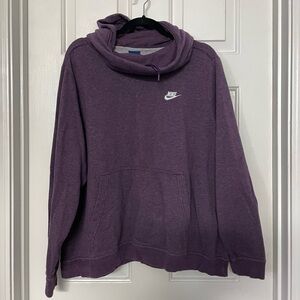Nike cowl neck hooded sweatshirt
